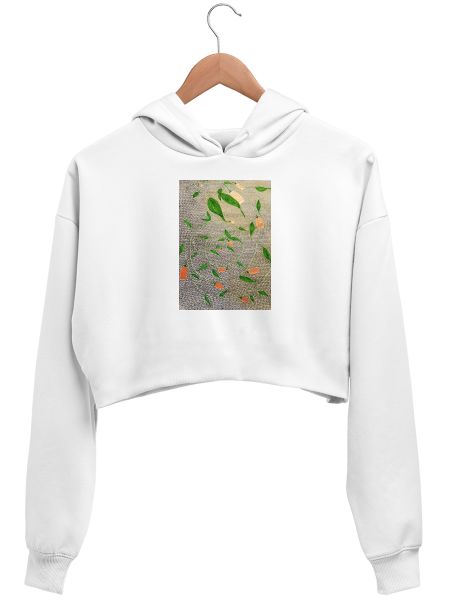 Happy Interdependence Crop Hoodie