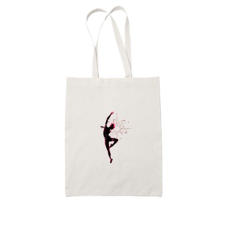 Star silhouette- Ballet White Tote Bag