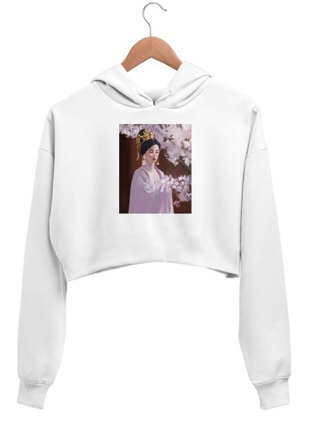 Sakura Crop Hoodie