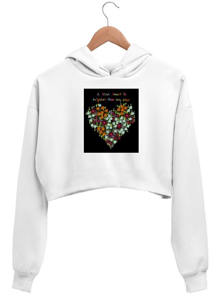 Kind Heart Crop Hoodie