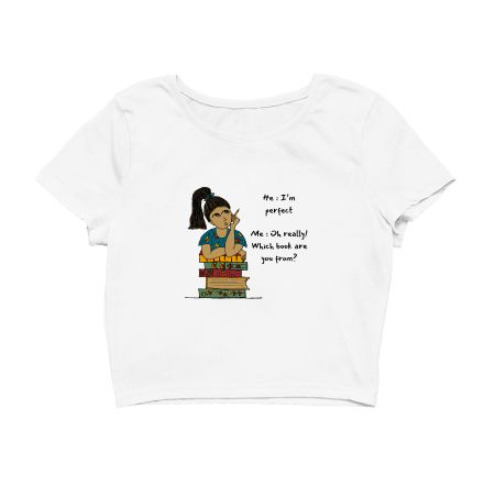 Girls love boys in books Crop Top