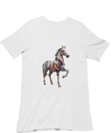 Horse Art Recycled Paper Classic T-Shirt