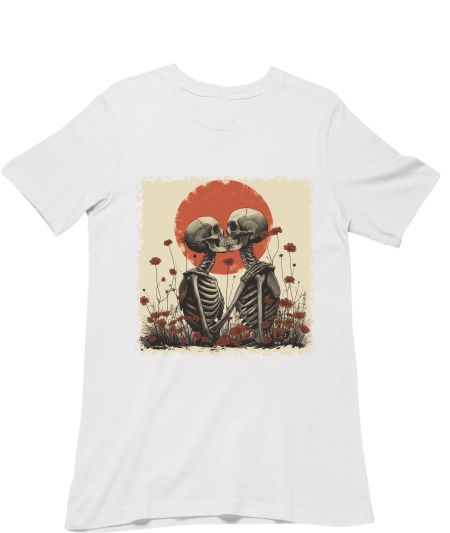 kissing skeleton  Regular T-Shirt