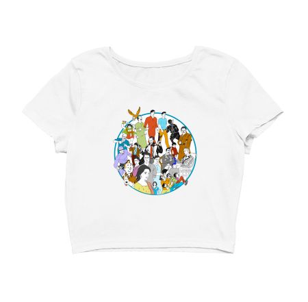 Bengali golpo characters  Crop Top