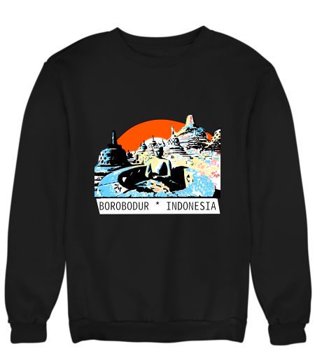 Biggest Buddha temple BOROBODU Sweatshirt