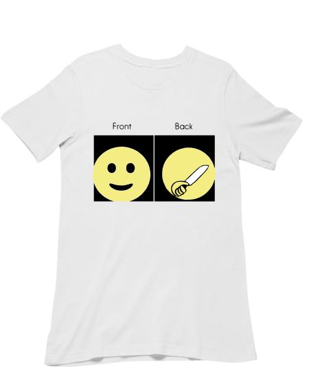 Front back smile  Classic T-Shirt