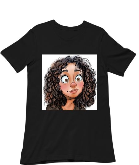 Illustrated face Regular T-Shirt