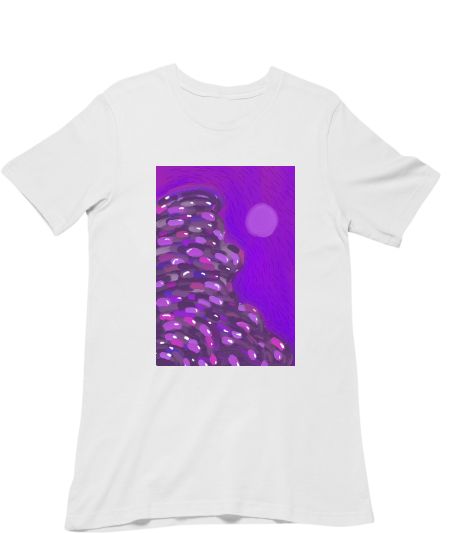 Violet cloud painting van gogh Regular T-Shirt