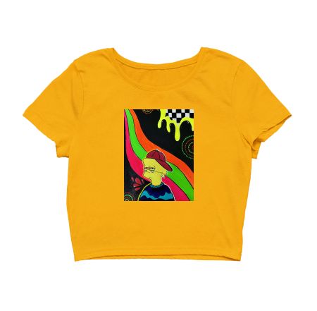 Trippy aesthetics. Crop Top