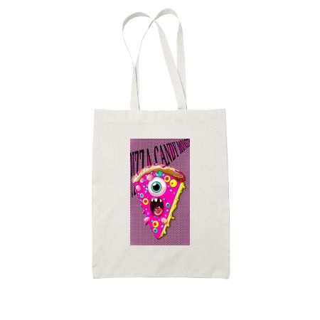 Pizza candy monster  Tote Bag