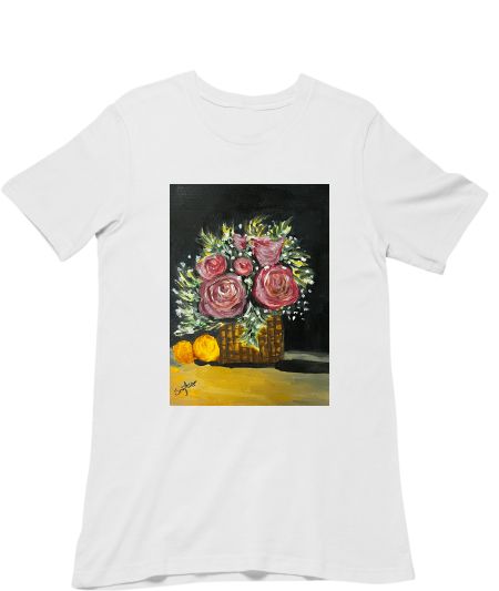 Gouache flower Painting Regular T-Shirt