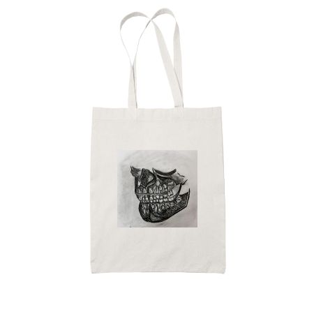 Skull Abstract Tote Bag