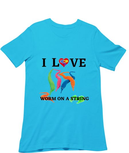 I Love Worms On A String Classic T-Shirt