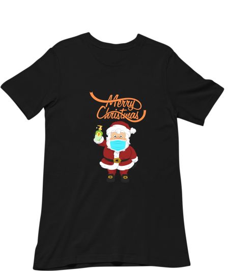 Merry Quarantine Christmas Santa Claus Classic T-Shirt