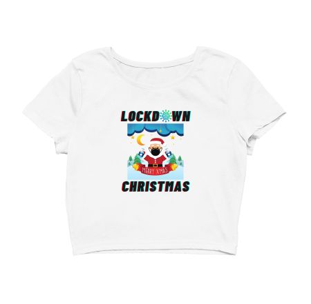 Lockdown Christmas Crop Top