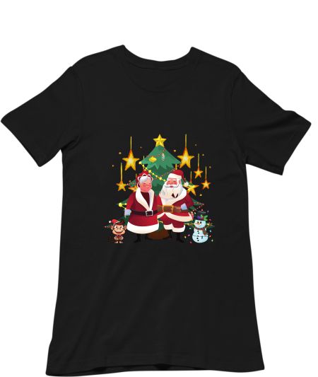 Christmas Celebration With Santa Classic T-Shirt