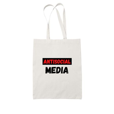 Anti-Social Media Tote Bag