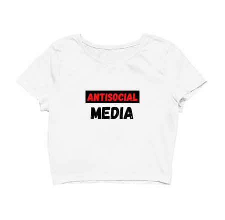 Anti-Social Media Crop Top