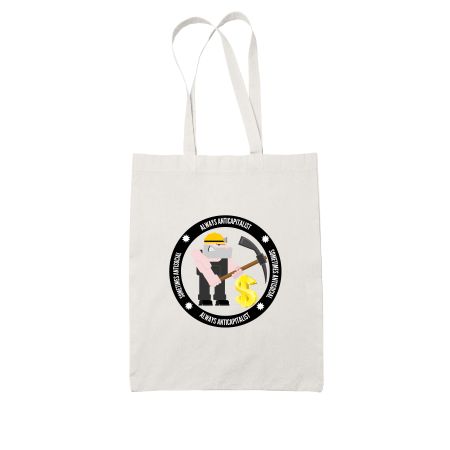 Sometimes Antisocial, Always Anticapitalist Tote Bag