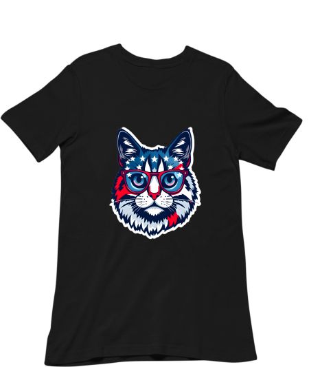 Stylish Cat Regular T-Shirt