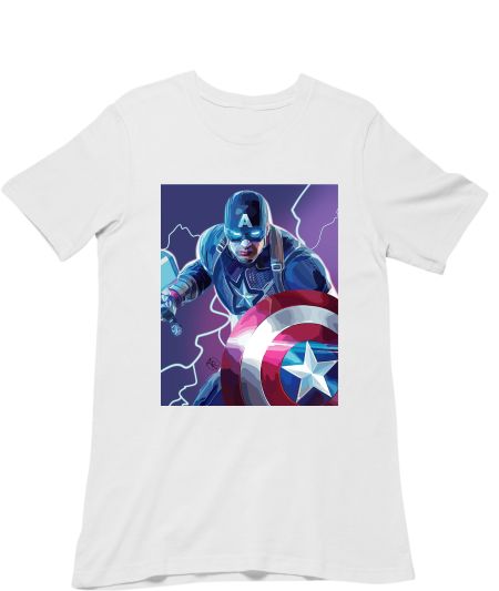 Captain America Illustration Regular T-Shirt