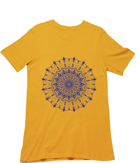 Dancing Petals - Blue Classic T-Shirt