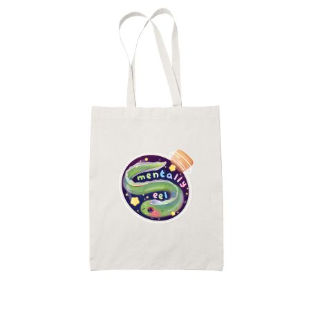 Cute kawaii mentally ill eel Tote Bag