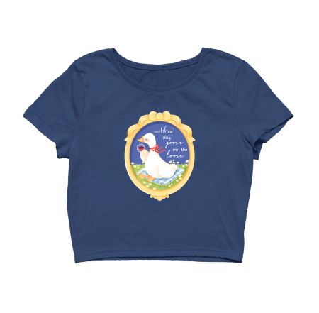 Silly goose on the loose Crop Top