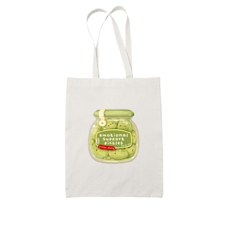 Emotional support pickles  Tote Bag