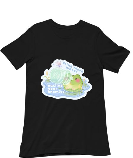 Drink water outlive enemies Regular T-Shirt