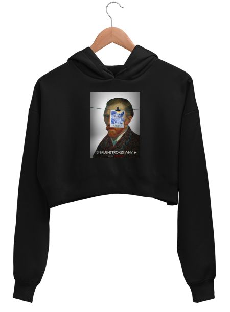 Van Gogh - 13 Reasons Why Crop Hoodie