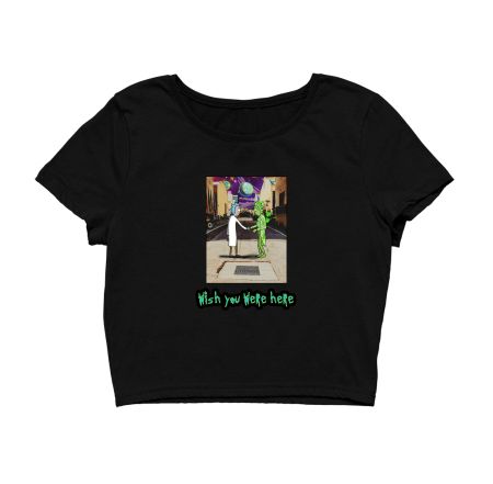 Rick and Morty × Pink Floyd Crop Top