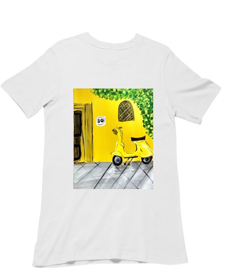 Yellow Vespa  Regular T-Shirt