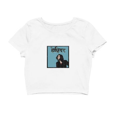 Hozier Pop Art (Hindi) Crop Top