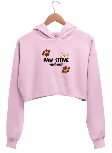 PAW-SITIVE Crop Hoodie