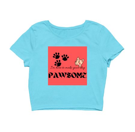 PAWSOME Crop Top