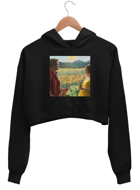 La La Land Crop Hoodie