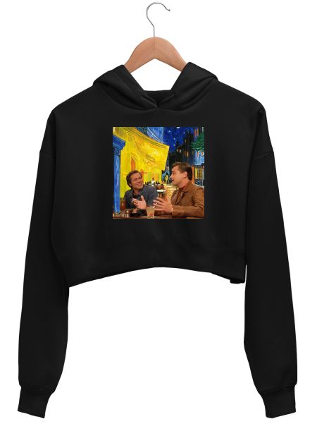 Once Upon A Time In Hollywood Crop Hoodie