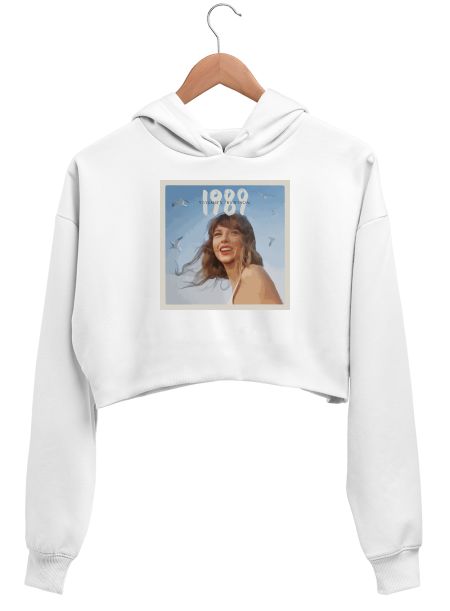 Taylor Swift- 1989 album Crop Hoodie