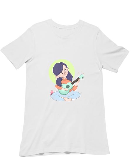 Ukulele Girl Classic T-Shirt