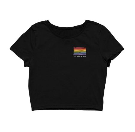 Let love be love Crop Top