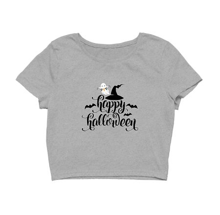 Happy Holloween Crop Top