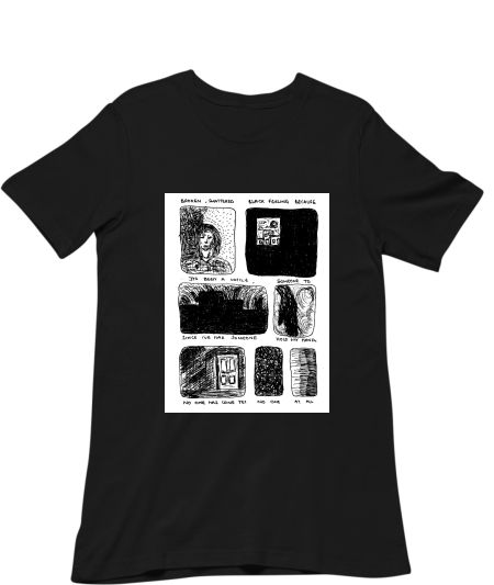 Comic Print Classic T-Shirt