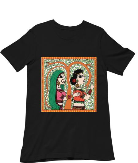 Woman yelling meme Madhubani Classic T-Shirt