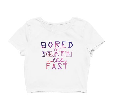 Bored to Death Crop Top