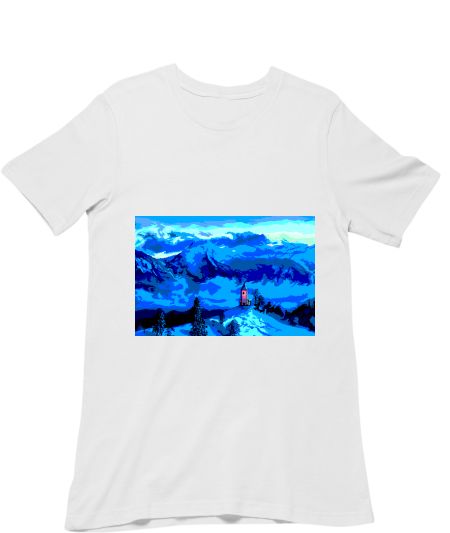 Snowy Clouds Classic T-Shirt