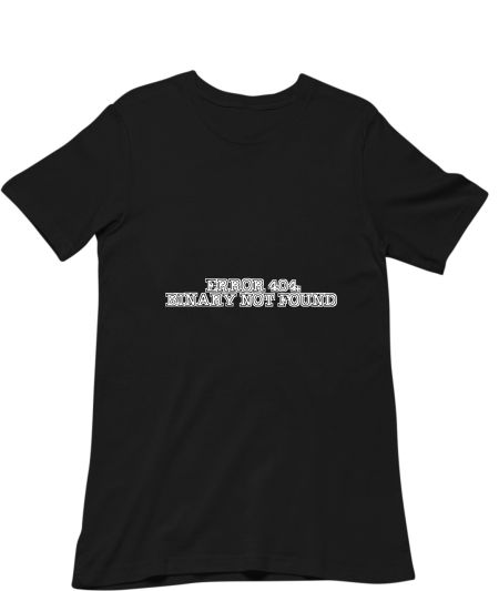 Error 404: Binary Not Found (White) Classic T-Shirt