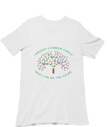 Random Forest Machine Learning Funny Regular T-Shirt