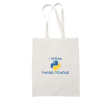 Python coder - I speak parseltongue White Tote Bag