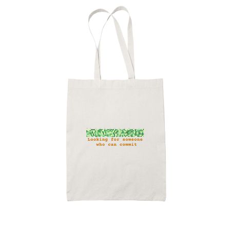 Git Commit White Tote Bag